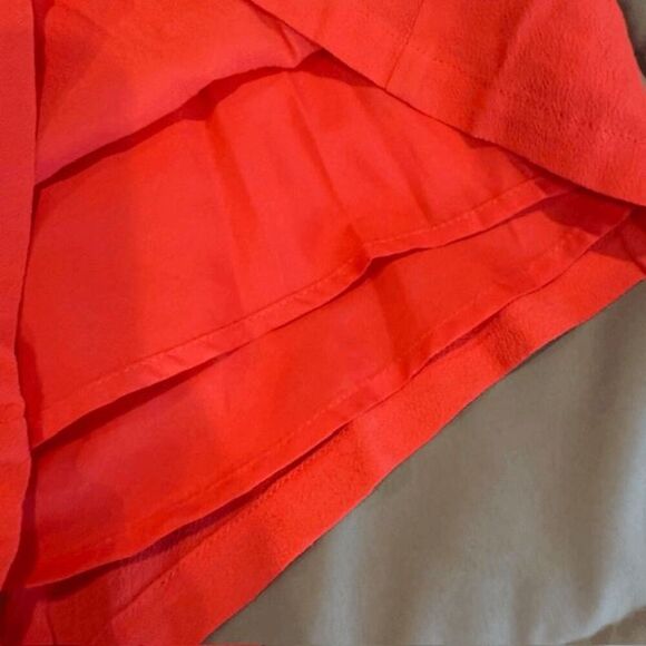 BB Dakota Short Romper Coral Zip Back Adjustable Straps Lined Shorts Size 4 - Picture 7 of 13